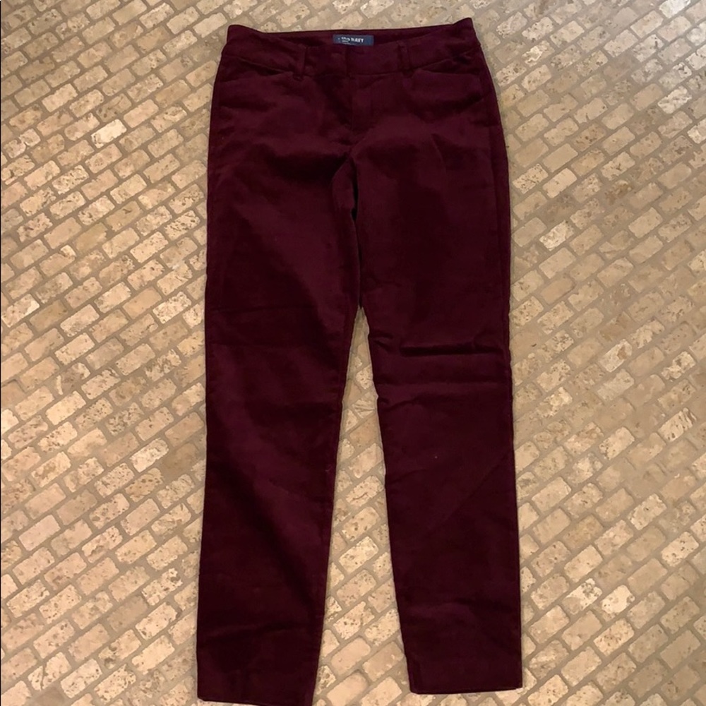 Old Navy Velvet Pixie Pants